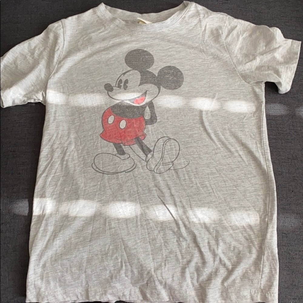 grey mickey mouse shirt
